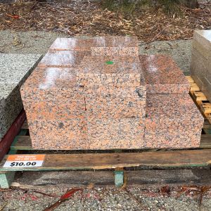 Pink Granite Pavers 300 x 300 x 60