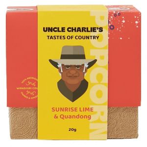 UNCLE CHARLIE'S Popcorn - Sunrise Lime & Quandong
