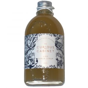 THE CURIOUS CABINET Lime Shrub Syrup 250ml