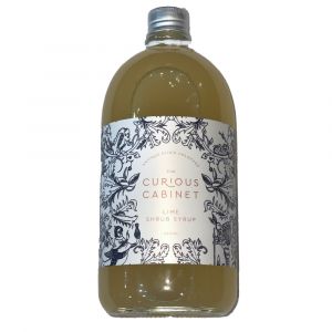 THE CURIOUS CABINET Lime Shrub Syrup 500ml