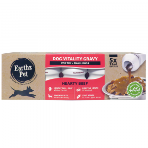 EARTHZ PET Vitality Gravy Beef for Small Dogs - 5 Pack