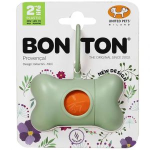 UNITED PET Bon Ton Provencal 2nd Life Waste Bag Holder - Green