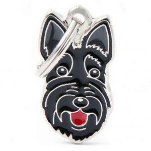 MY FAMILY Dog Tag Scottish Terrier Charm