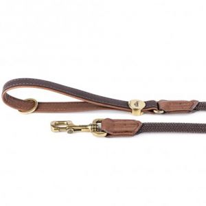 MY FAMILY Bilbao Faux Leather & Rope Lead - Brown