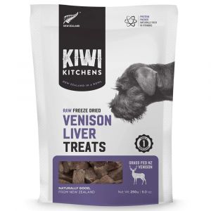KIWI KITCHENS Freeze Dried Venison Liver Treat 250g