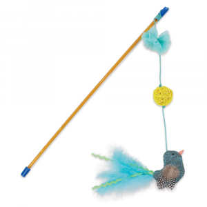 KAZOO Bluebird Wand Cat Toy
