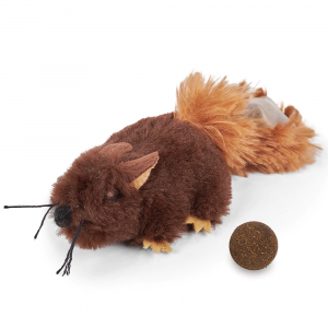 KAZOO Squishy Squirrel Cat Toy