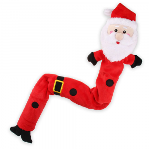 KAZOO Super Long Santa Dog Toy