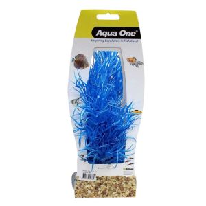 Aquarium Plant BLUE ROTALA with Gravel Base LARGE 28205 Fish Tank Aqua One