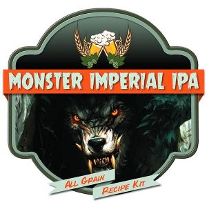 Monster Imperial IPA All Grain Recipe Kit Suits Grainfather Home Brew