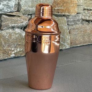 The Curious Cabinet Copper Coloured Cocktail Shaker