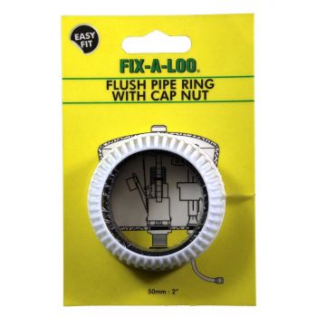 Fix-A-Tap Flush Pipe Ring With Cap Nut 50mm 2 Inch 208149 Plumbing