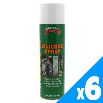 Silicone Spray Lubricant Protect Shine Restore 300g Aerosol Spray Can PK6