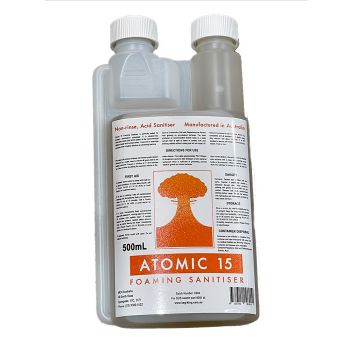 Atomic 15 Sanitiser 495Ml (similar to StarSan)