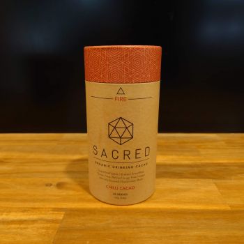 Sacred Cacao Organic Vegan Drinking Chocolate Chilli Fire 250g