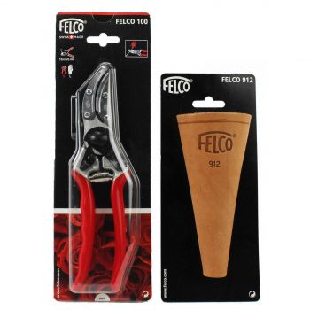 FELCO 100 Pruning Shears / Secateurs with Holster 912 Made In Switzerland