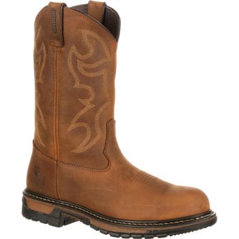 Rocky Original Ride Branson Steel Toe Waterproof USA Designed Boots Premium