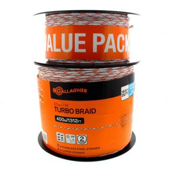 Turbo Braided Wire Value Pack 525m Electric Fencing SG62159 Gallagher