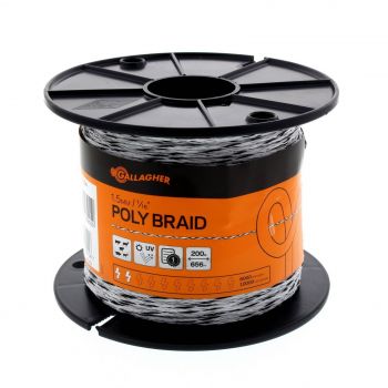 Poly Braid 6 Strand 200m (656 ft) Electric Fencing G62104 Gallagher