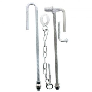 WHITES Gate Fitting Set Heavy Duty Long FG4 Ring Latch Fence Wires