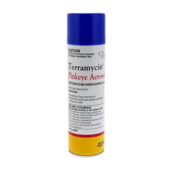 Terramycin Pinkeye Aerosol 125g Pfizer Non-CFC Propellant Animal Health
