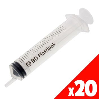 Syringe 30ml Eccentric Luer Slip 301231 BD Plastipak Sterile Pack of 20