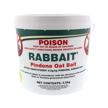 Rabbait Pindone Oat Bait ACTA 2.5kg Oats Ready To Use Easy Effective Control
