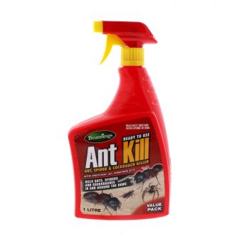 Ant Kill Ready To Use Ants Spiders Cockroaches Inside and Outside Brunnings 1L