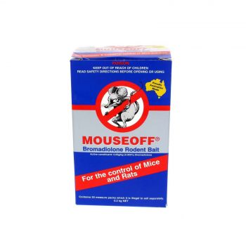 Mouseoff Bromadiolone Rat and Mouse 20 Sachets Animal Control Technologies 200g