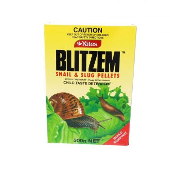 Blitzem Snail And Slug Pellets Child Taste Deterrent Mould Resistant Yates 500g