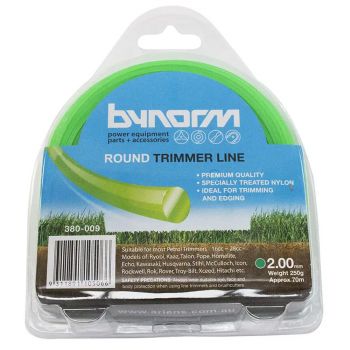 BYNORM Trim Line 2mm x 15m - Green