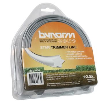 BYNORM Star Trim Line 3mm x 500g - Grey