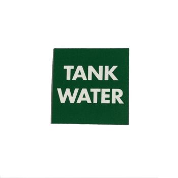 Tank Water Sign