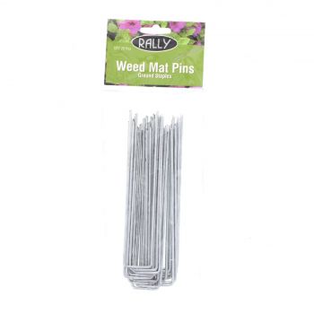 Weed Mat Pins Rally 20 Pack All Metal Value Pack Mulch Mat