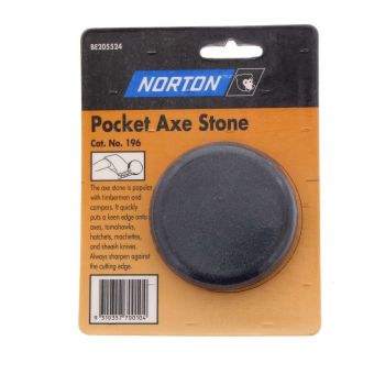 Axe Sharpening Stone Round 76mm Diameter Norton Timber Campers Axes Tomahawks