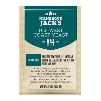 Mangrove Jacks M44 US West Coast Yeast 10g Sachet Home Brew