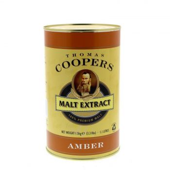 Thomas Coopers Malt Extract Amber Home Brew Beer Pale Crystal Malts Aroma Taste