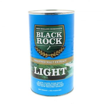 Black Rock Malt Extract Liquid Light Ingredient Can Home Brew
