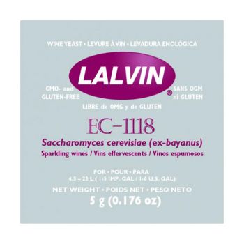 Lalvin Ec1118 Wine Making Yeast 5g