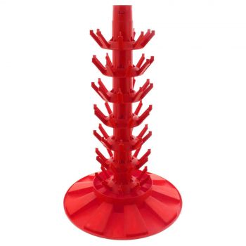Bottle Tree Red 66 Arm Easy Drying Beer Brewing Rack Equipment Home Brew