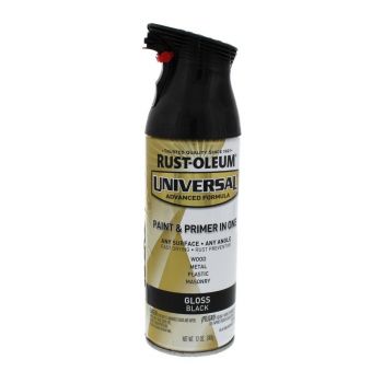 RUST-OLEUM Universal Aero Black Gloss 340g Rust Prevention Ultimate Spray Paint
