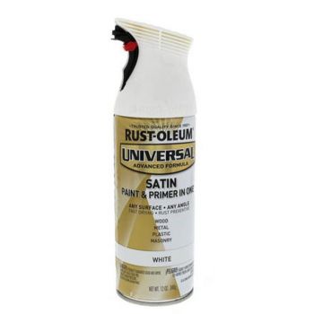 Universal Aero White Satin 340g Rust Prevention Ultimate Spray Paint Rustoleum