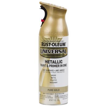 Universal Aero Pure Gold 312g Rust Prevention Ultimate Spray Paint Rustoleum