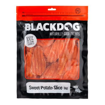 Sweet Potato Slice 1kg Dog Food Treat Blackdog Dietary Fibre High Vitamin C