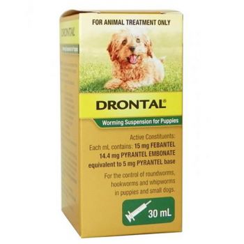 Drontal Puppy Worming Suspension 30Ml