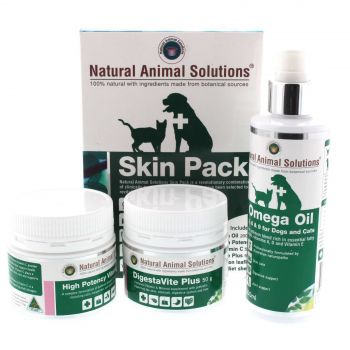 Skin Pack Dog Cat 100% Natural Skin Care Ingredients Natural Animal Solutions