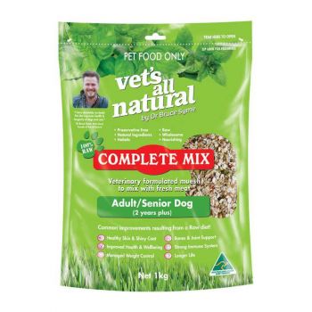 Vet's All Natural Complete Mix Dog Food; Dry Dog Food; Adult Dog Food; Senior Dog Food
