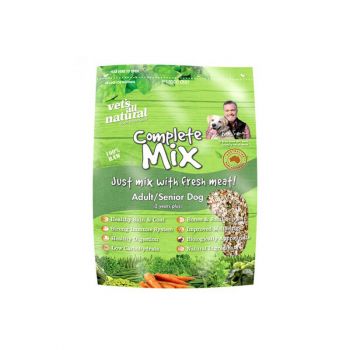 Vet's All Natural Complete Mix Dog Food; Dry Dog Food; Adult Dog Food; Senior Dog Food; For Ages 2 Years and Older