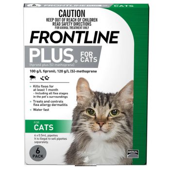 Frontline Cat Plus Green 6Pk