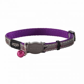Rogz Nightcat Purple Budgie Collar
